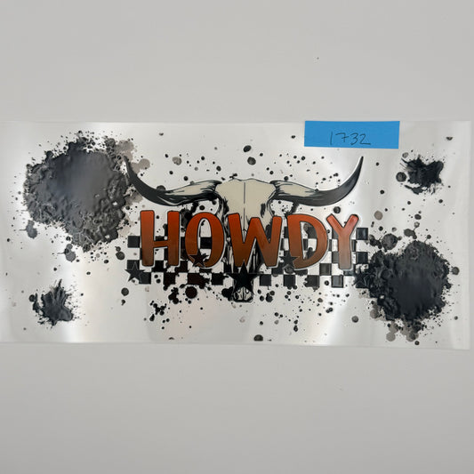 howdy cow skull