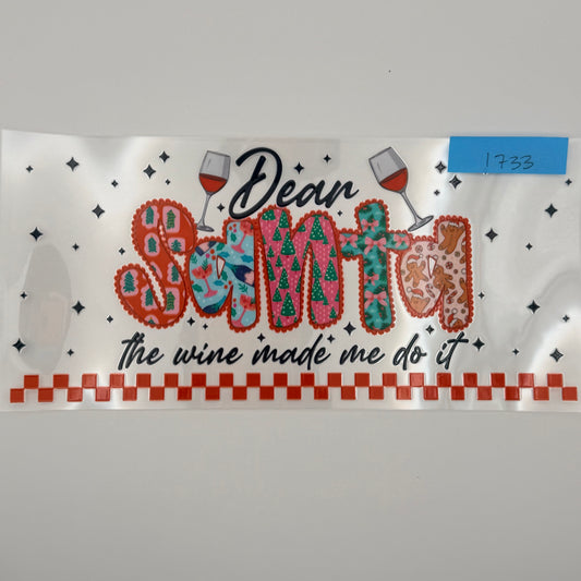 dear santa wine