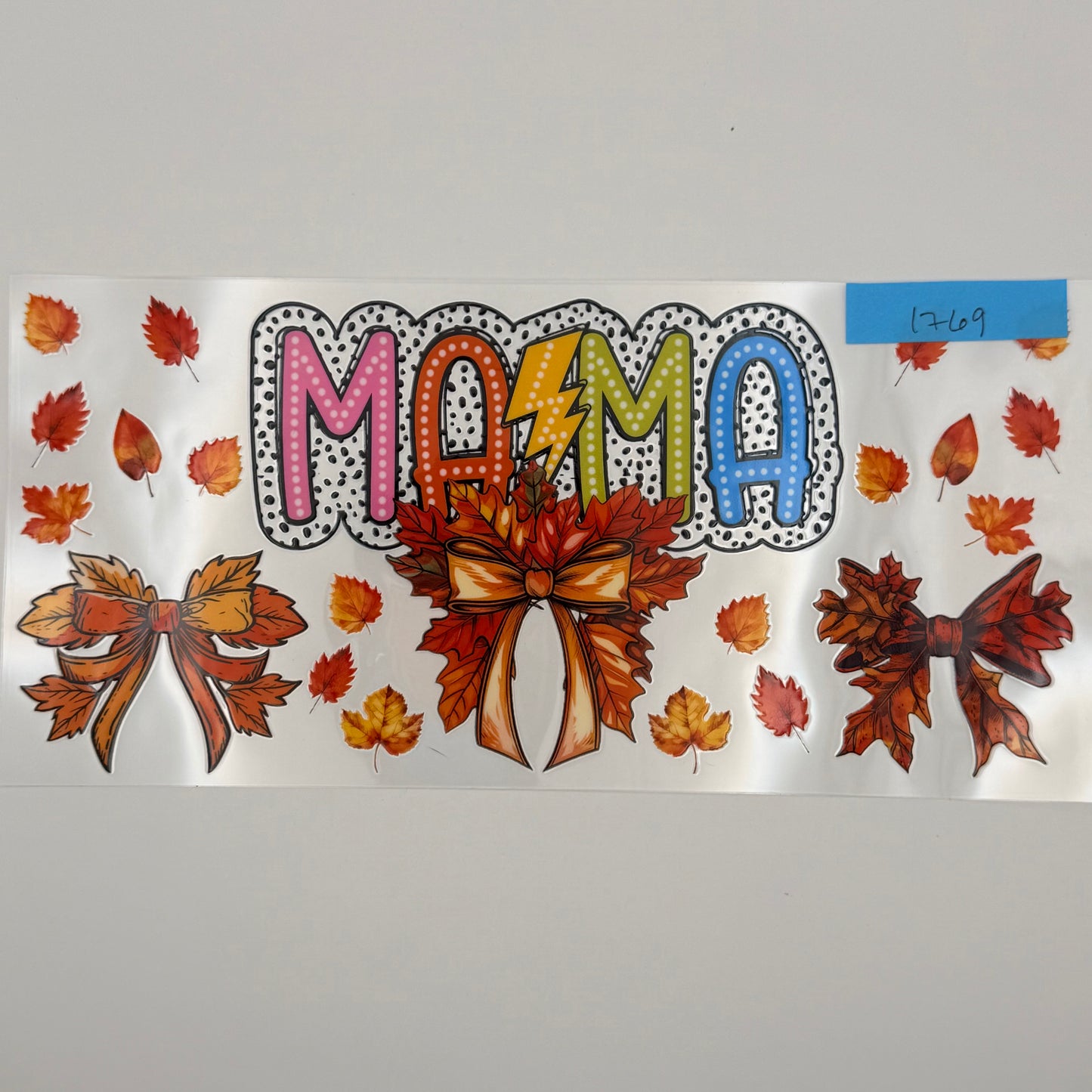 mama and flowers fall