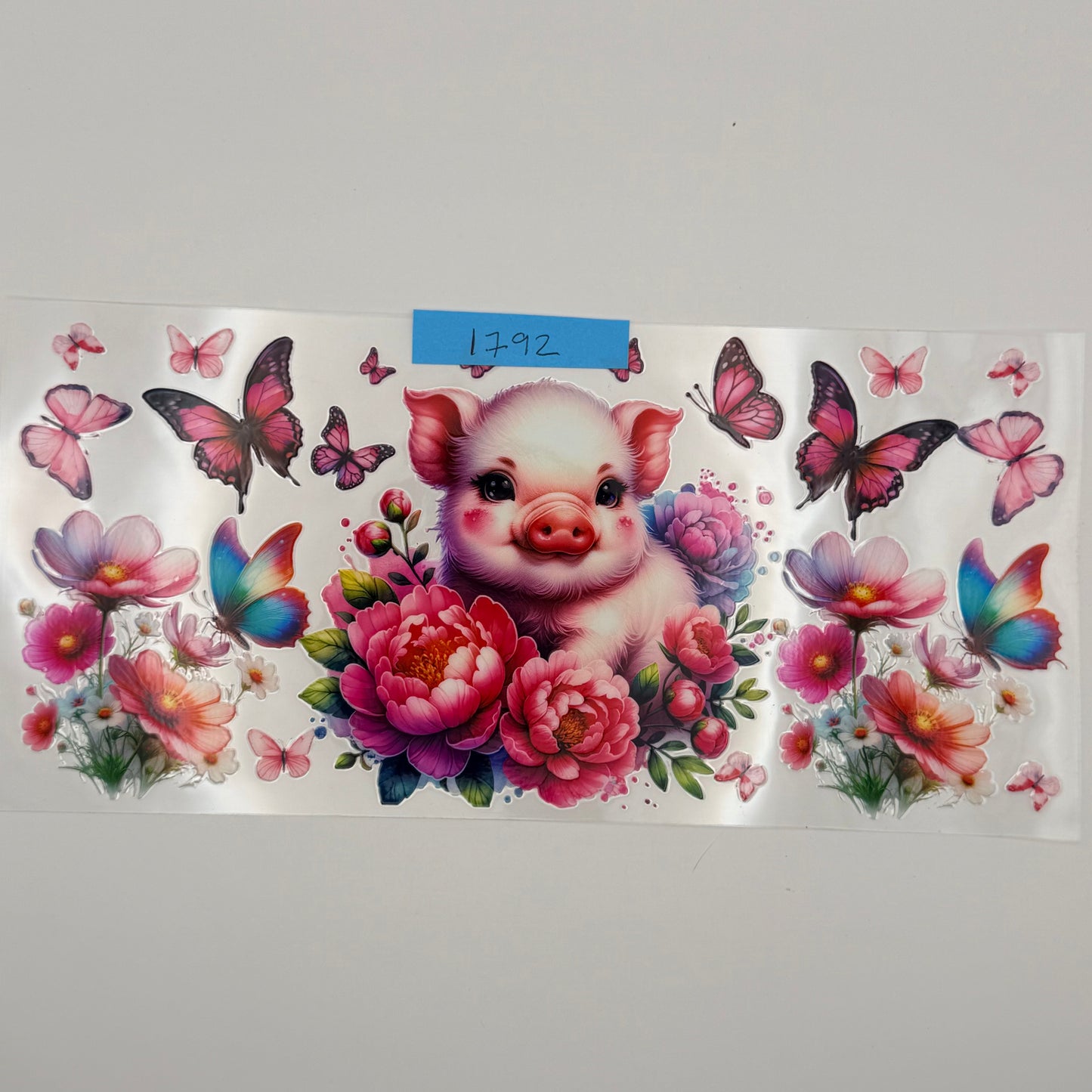 piggy and butterfies