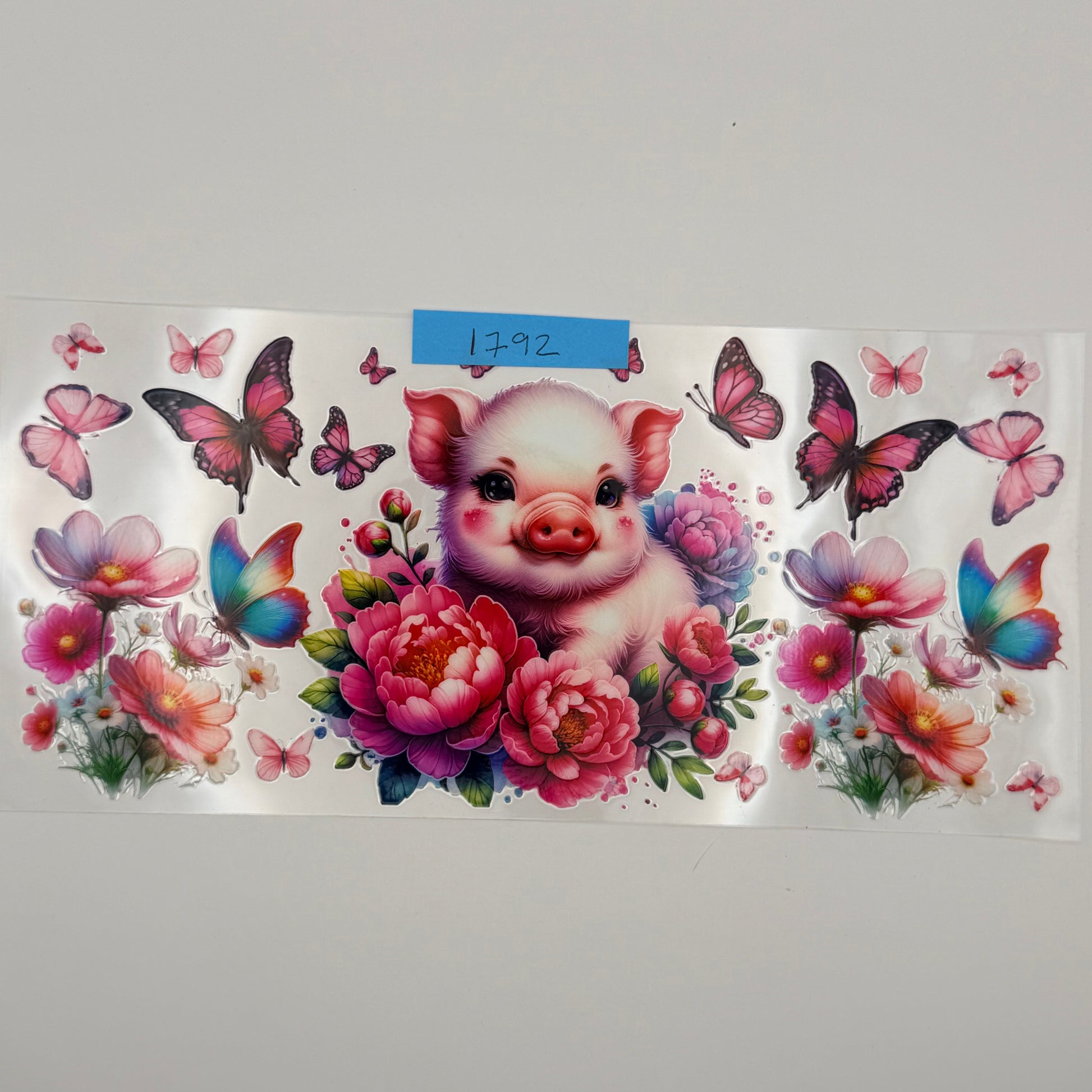 piggy and butterfies