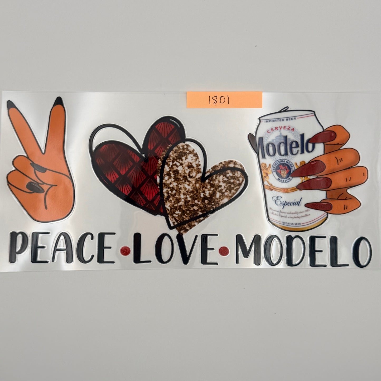 peace love modelo