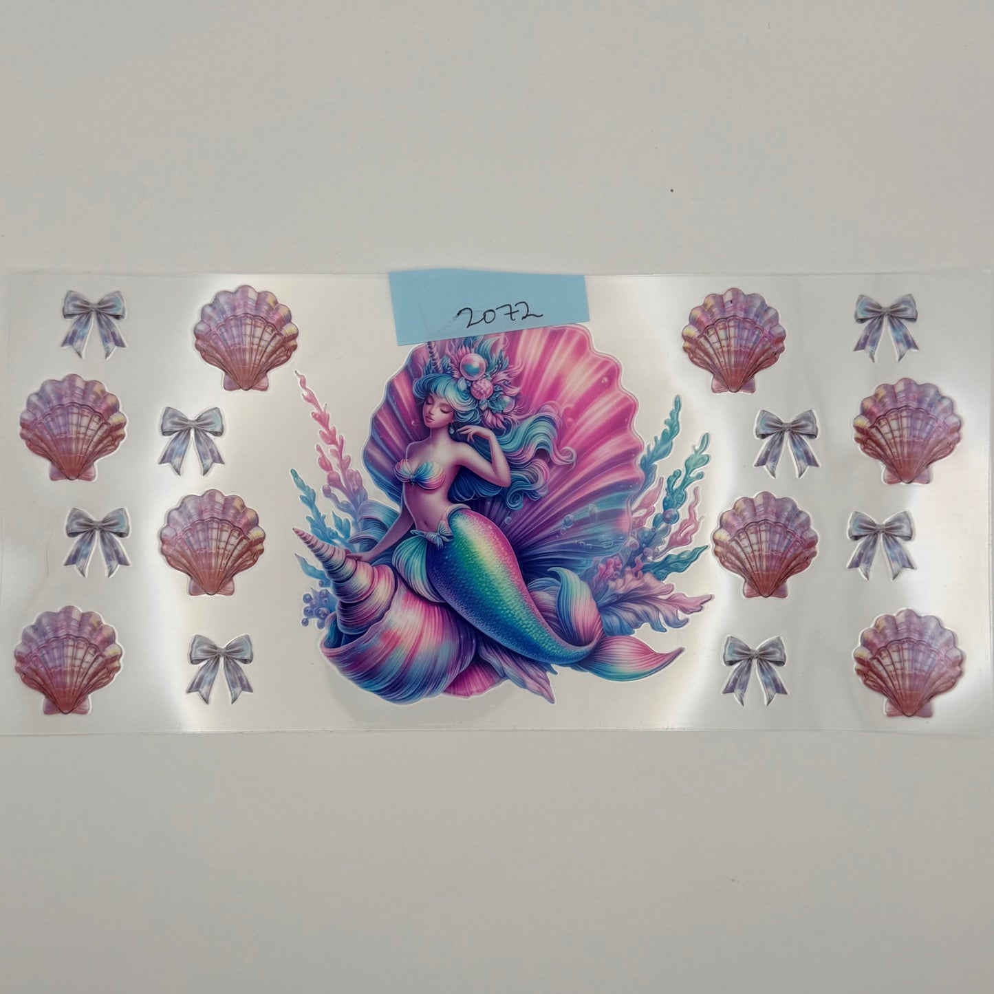 pastel mermaid bows and shells