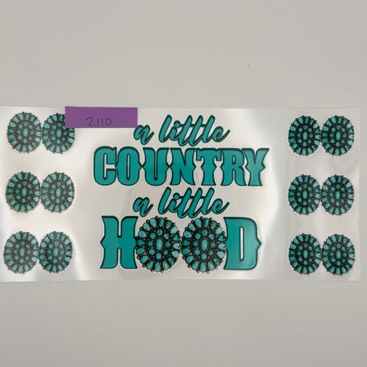 turquoise country hood