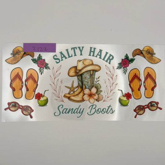 salty hair sandy boots