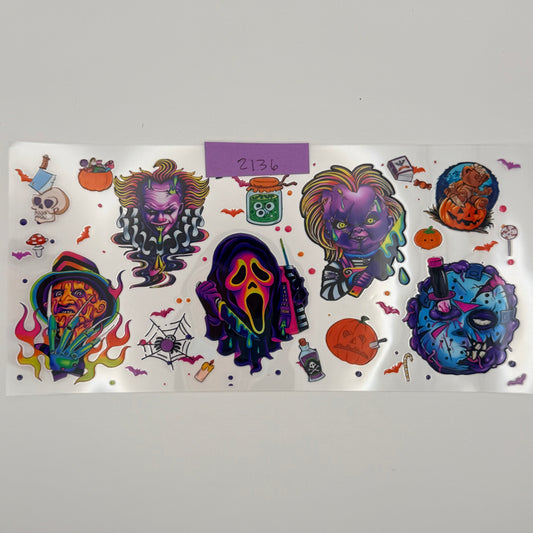 colorful horror characters