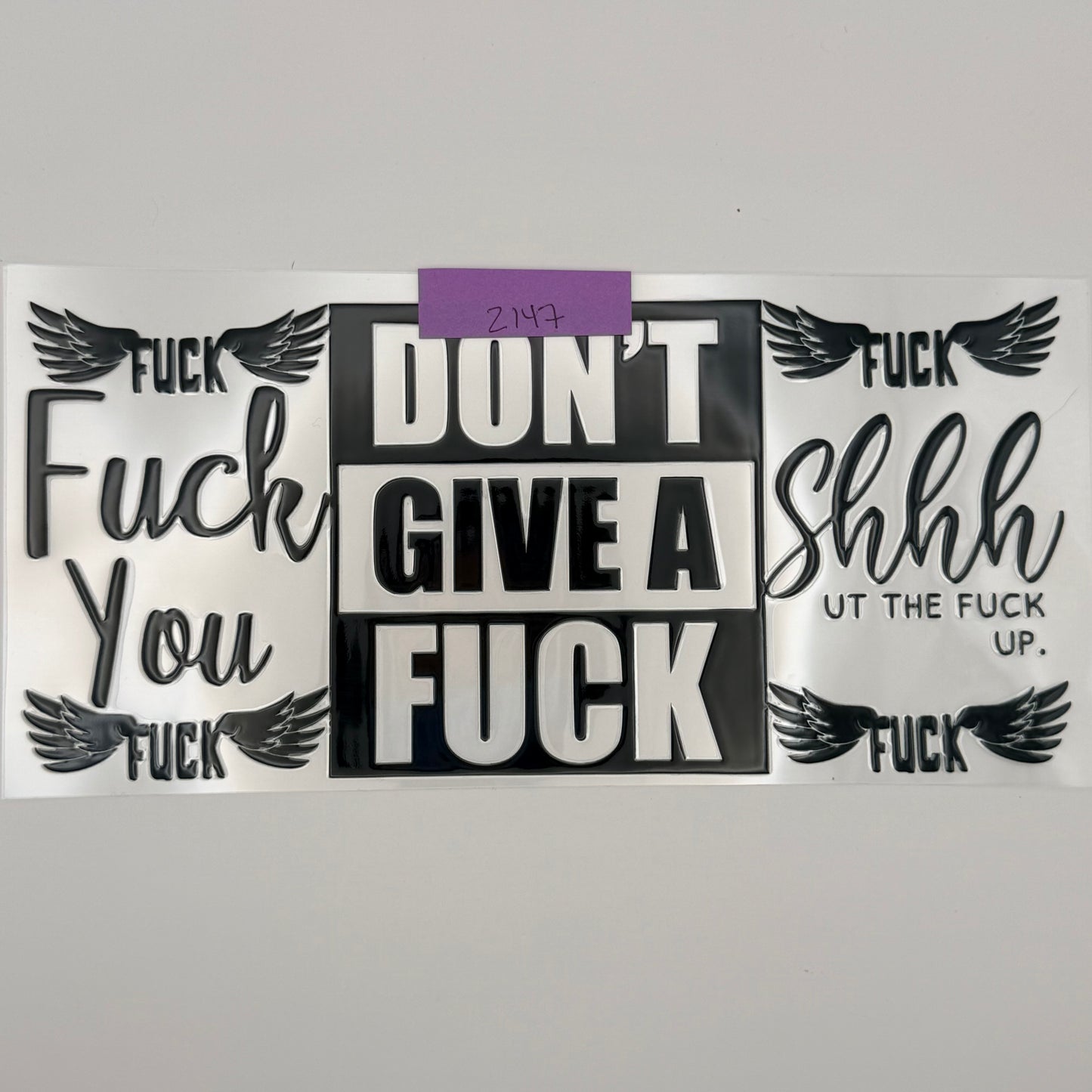 don't give a f-word