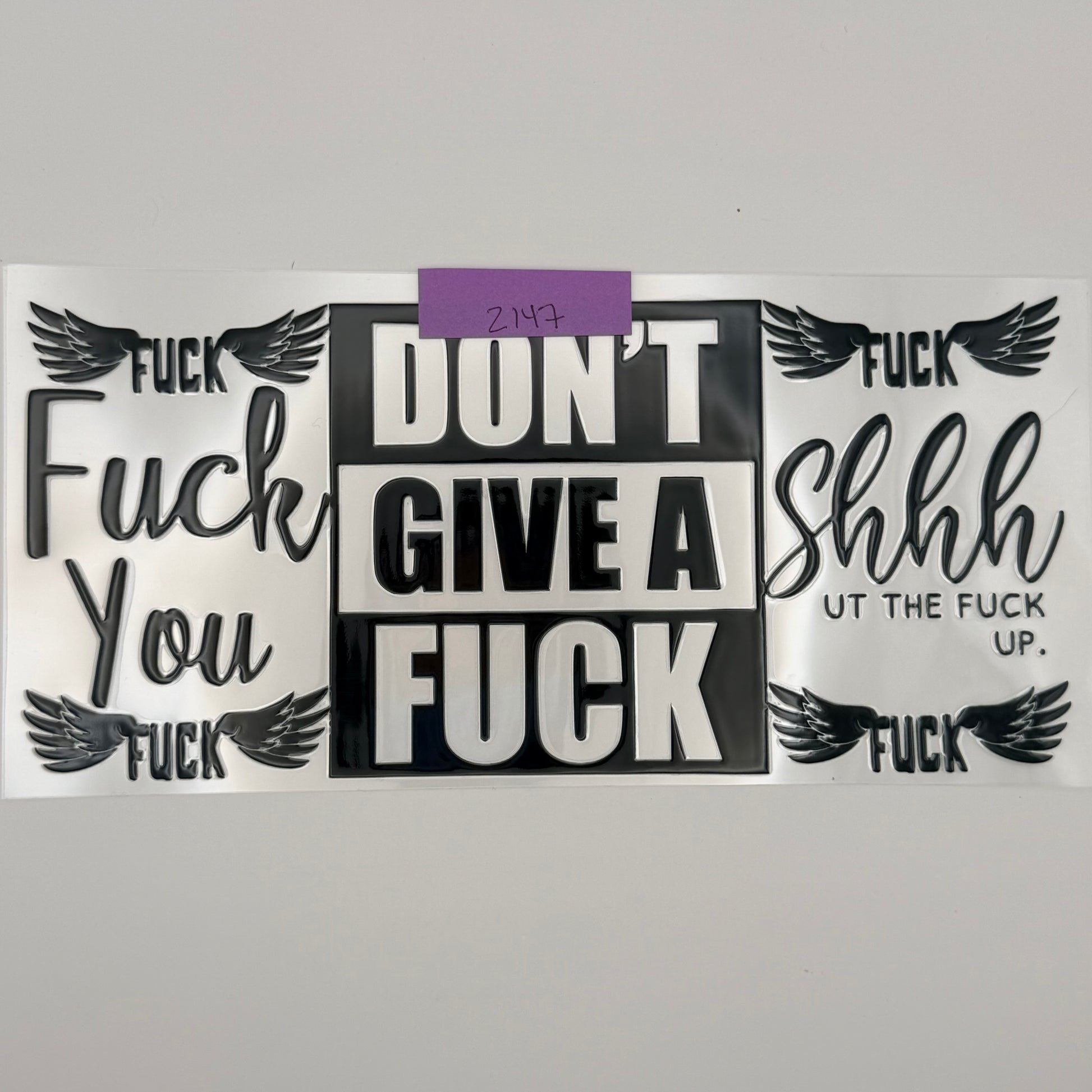 don't give a f-word