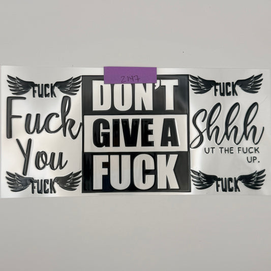 don't give a f-word