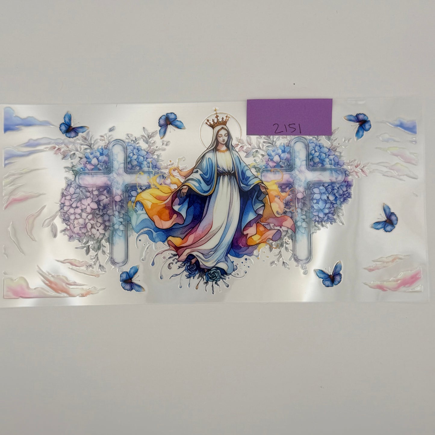 mary with cross