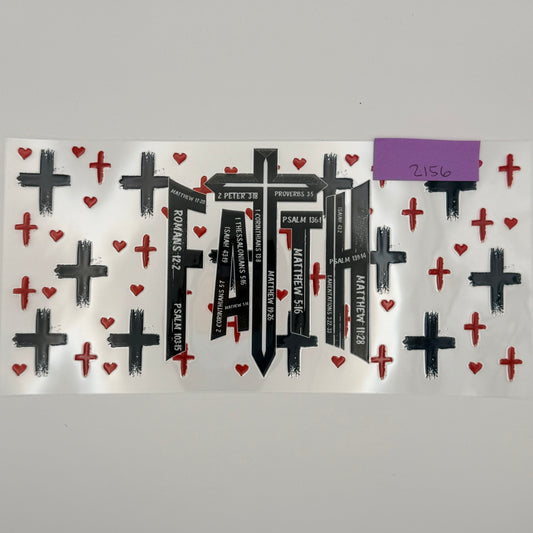 black crosses with scripture