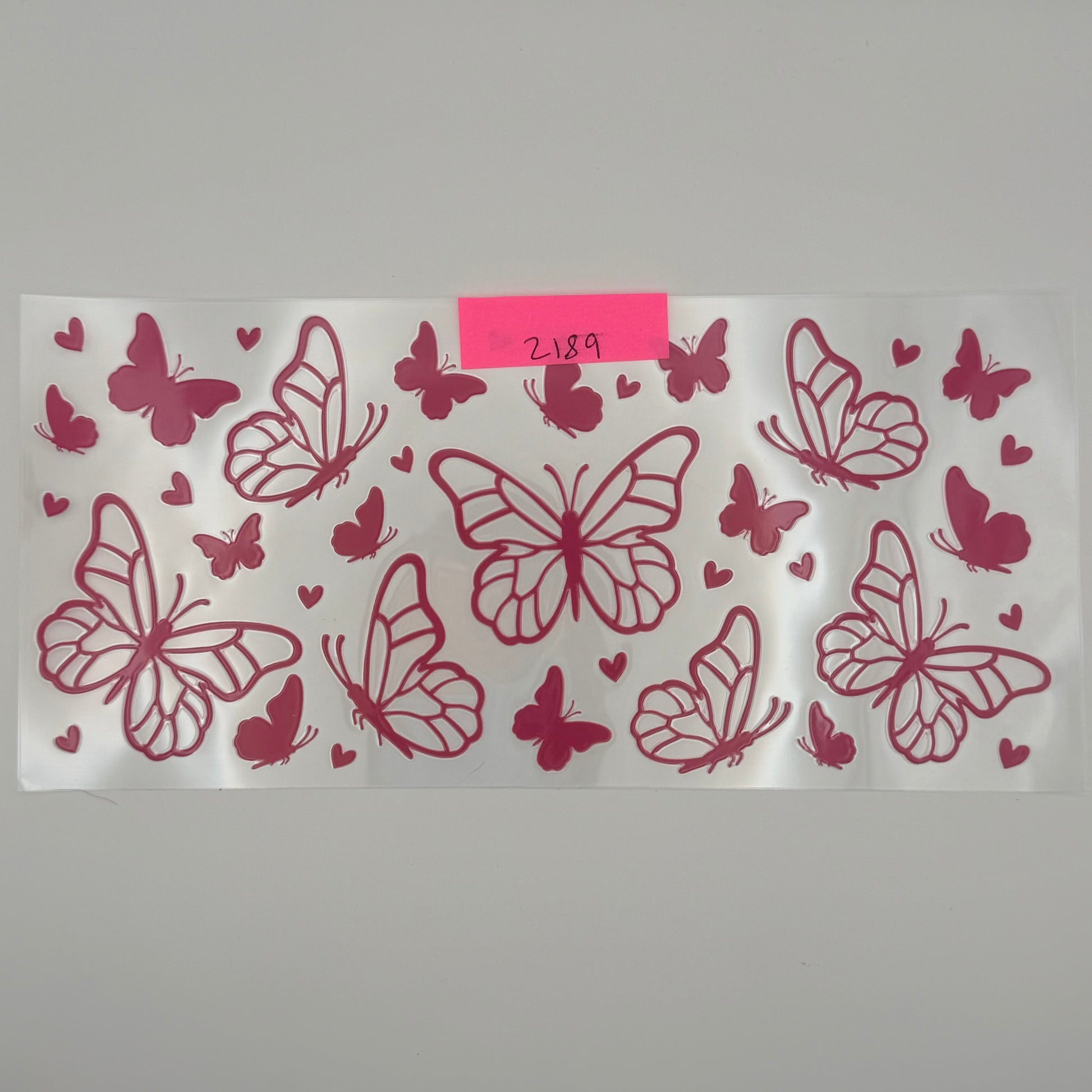 pink butterflies