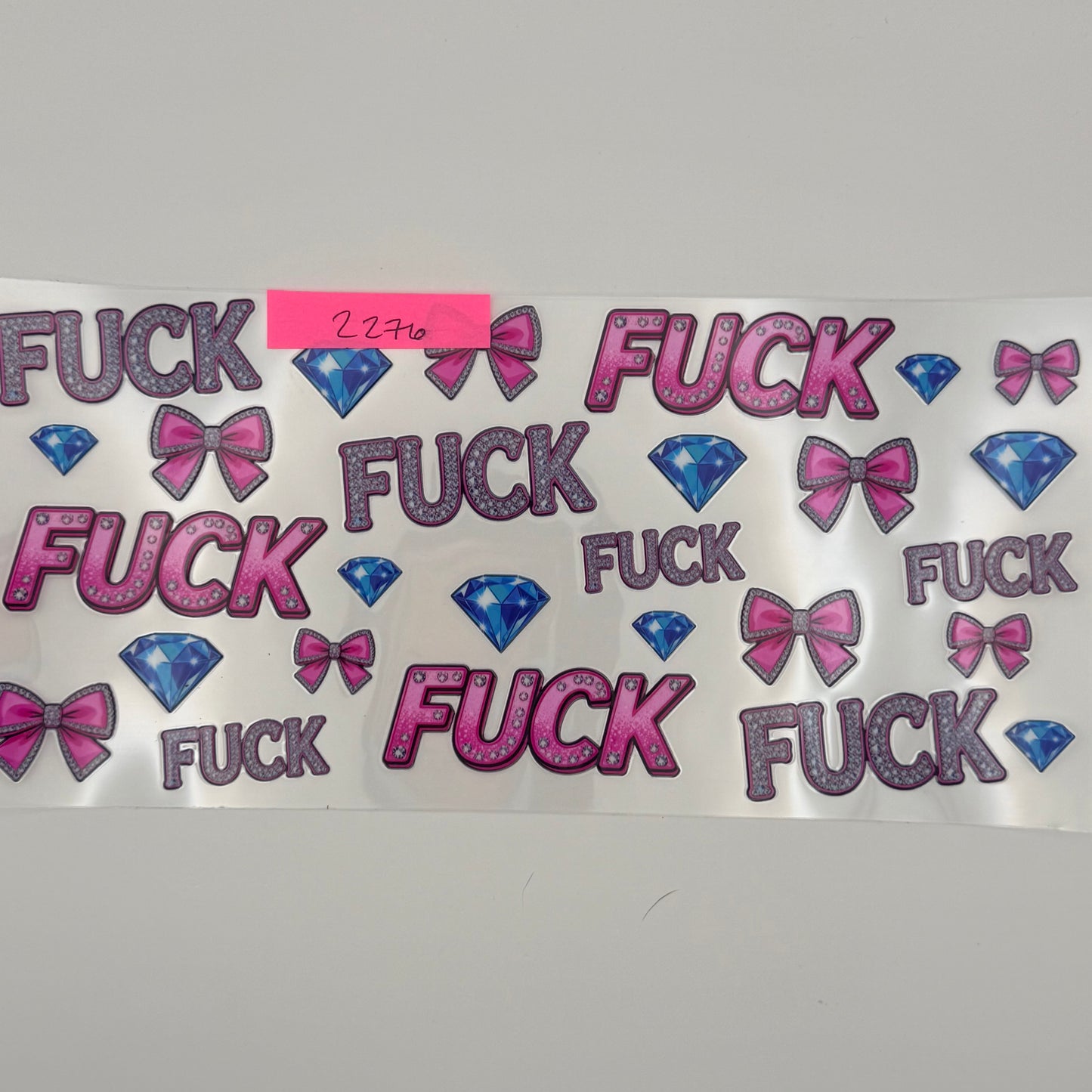 pink f word diamonds