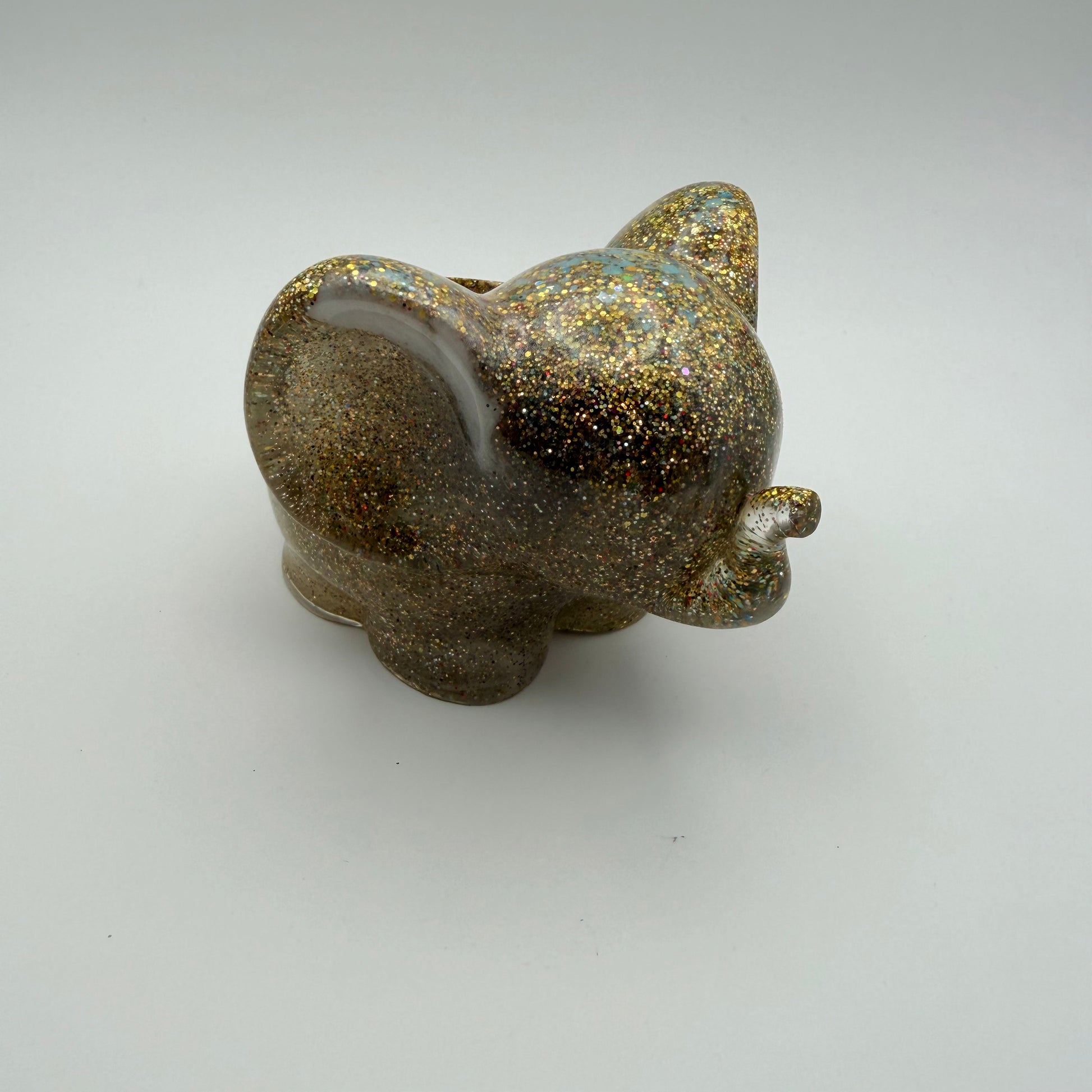 little elephant shaped succulent dish