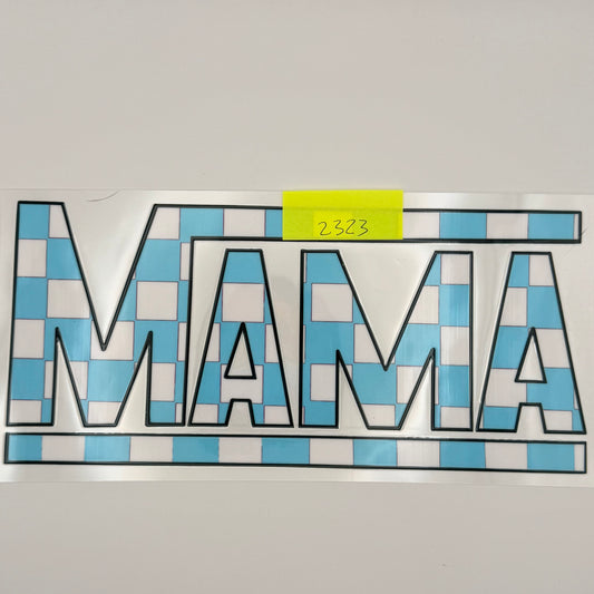 blue checkered mama