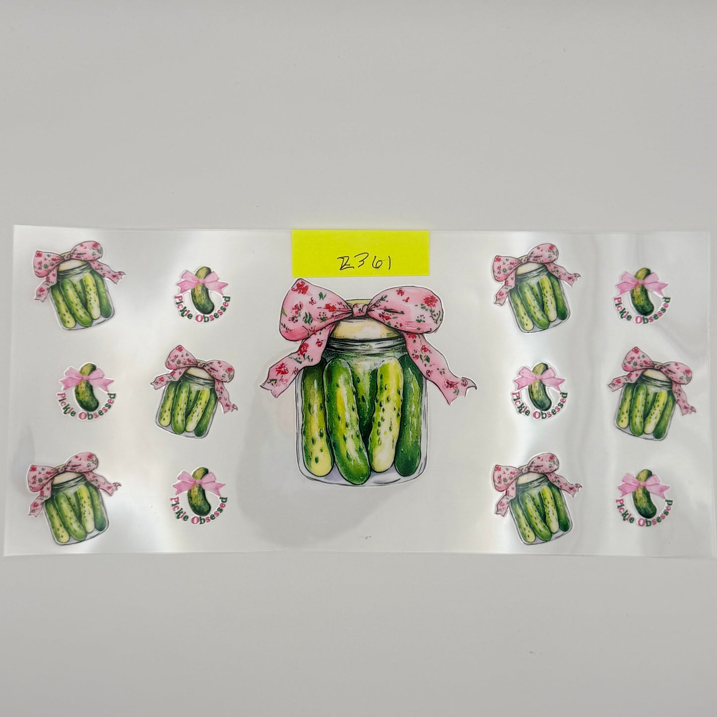 large jar of pickles