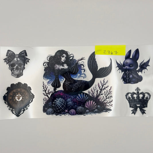 goth mermaid and friends