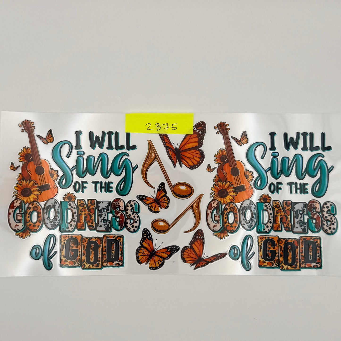 sing of the goodness of god