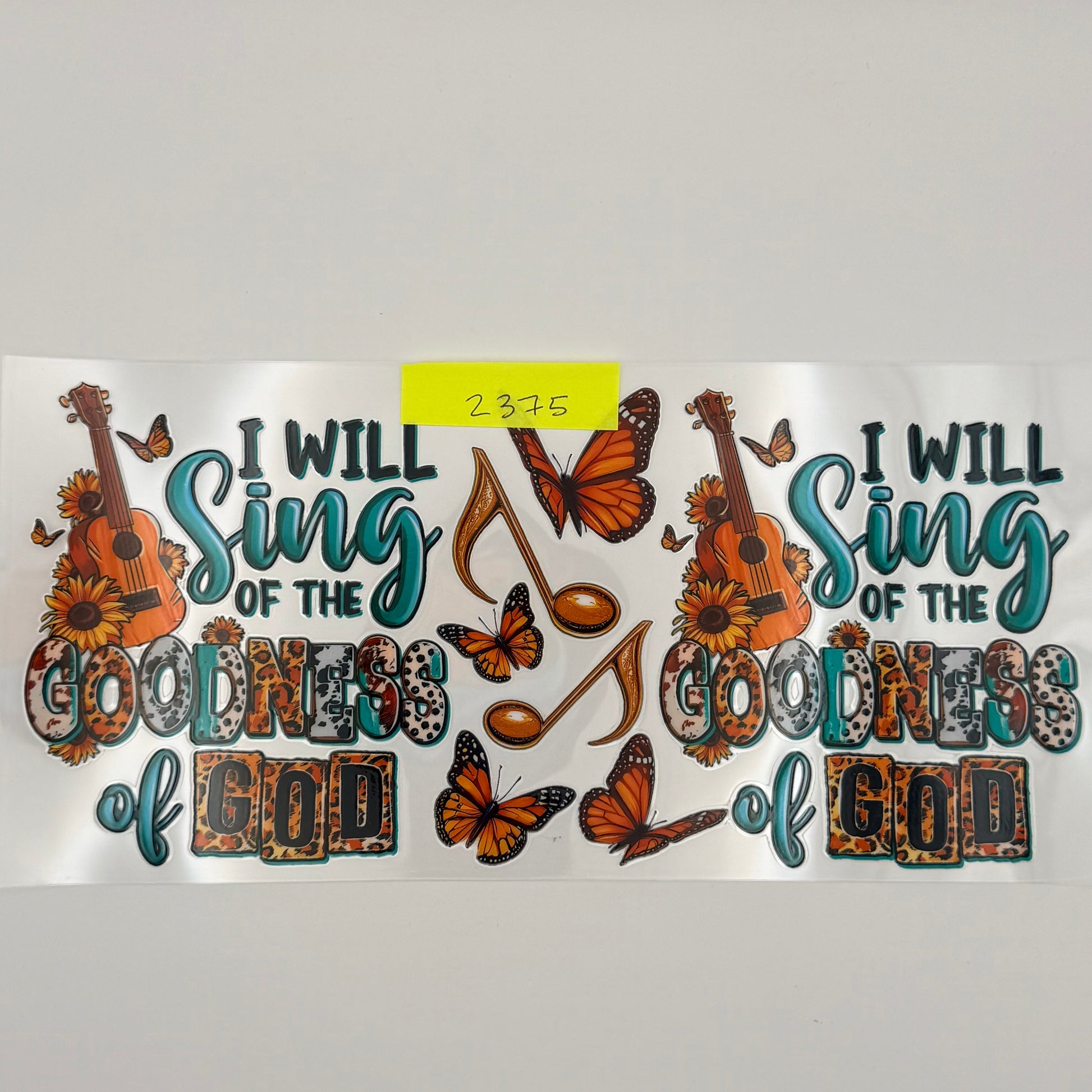 sing of the goodness of god