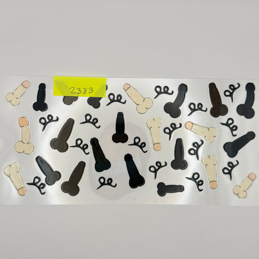 black and white peens