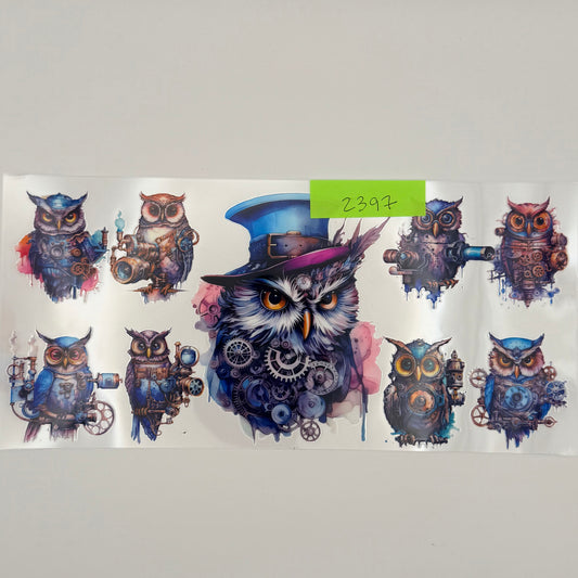 steampunk owl & friends