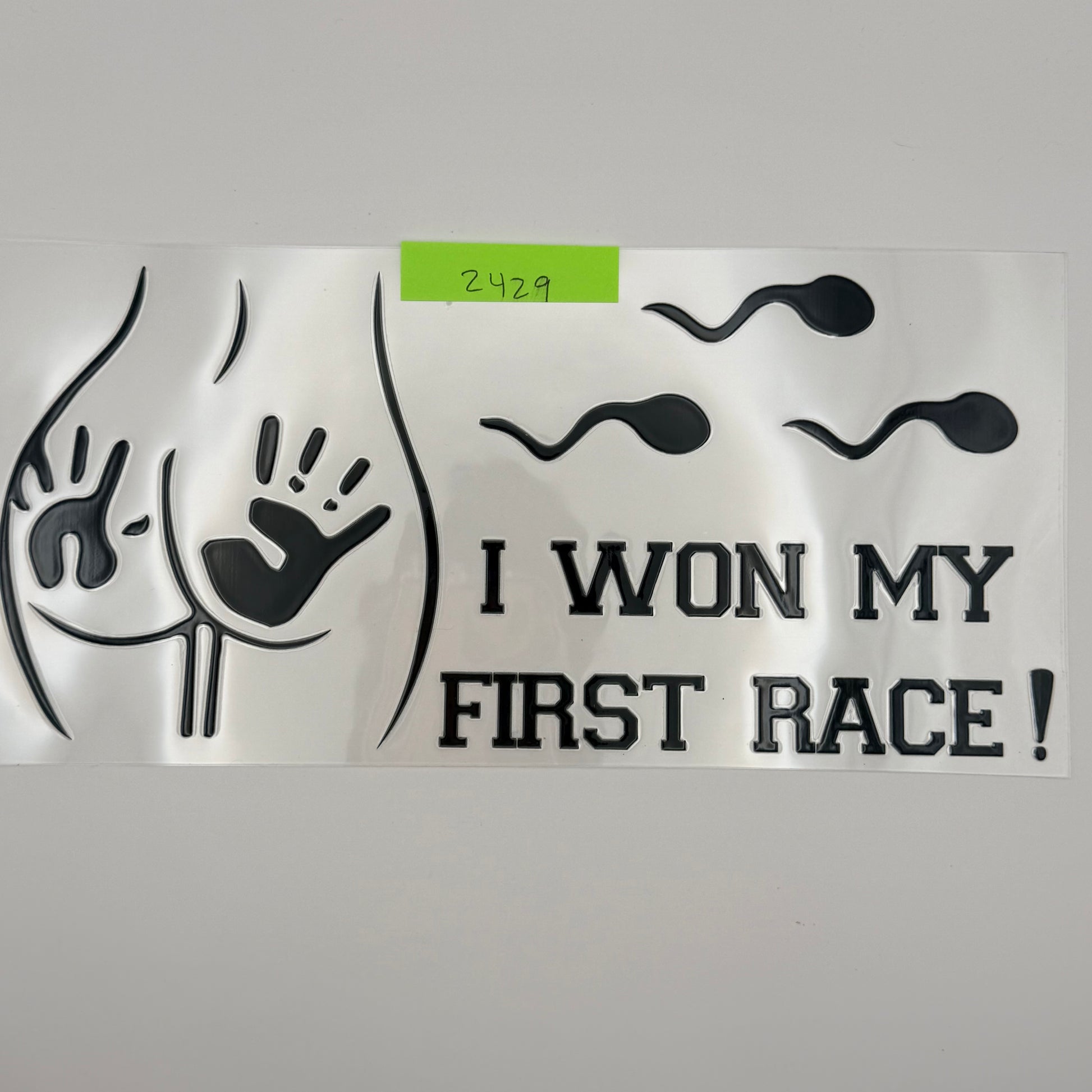 I won my first race