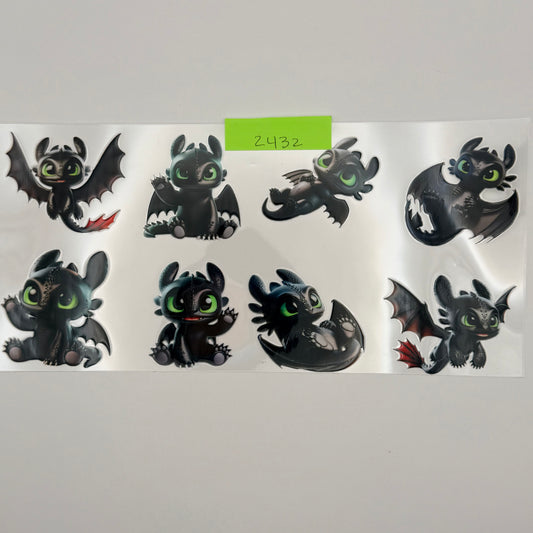 dragon small (black)