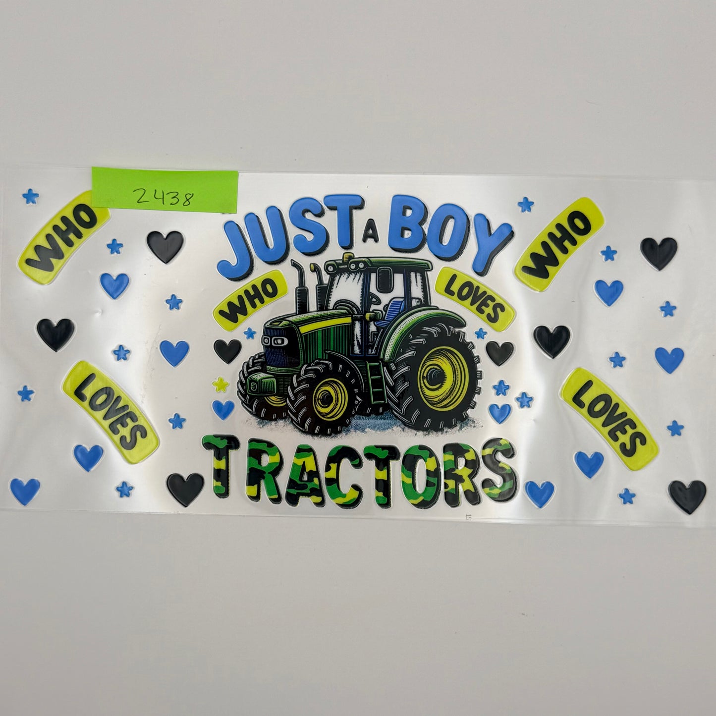 just a boy who loves tractors