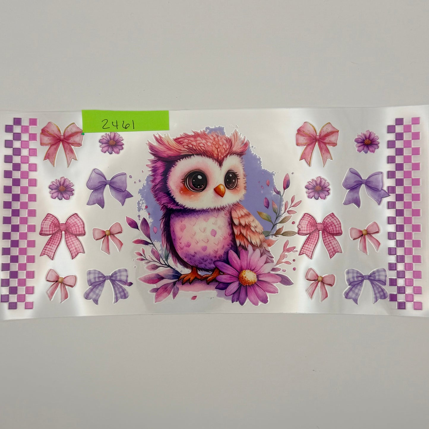 cute pink owl