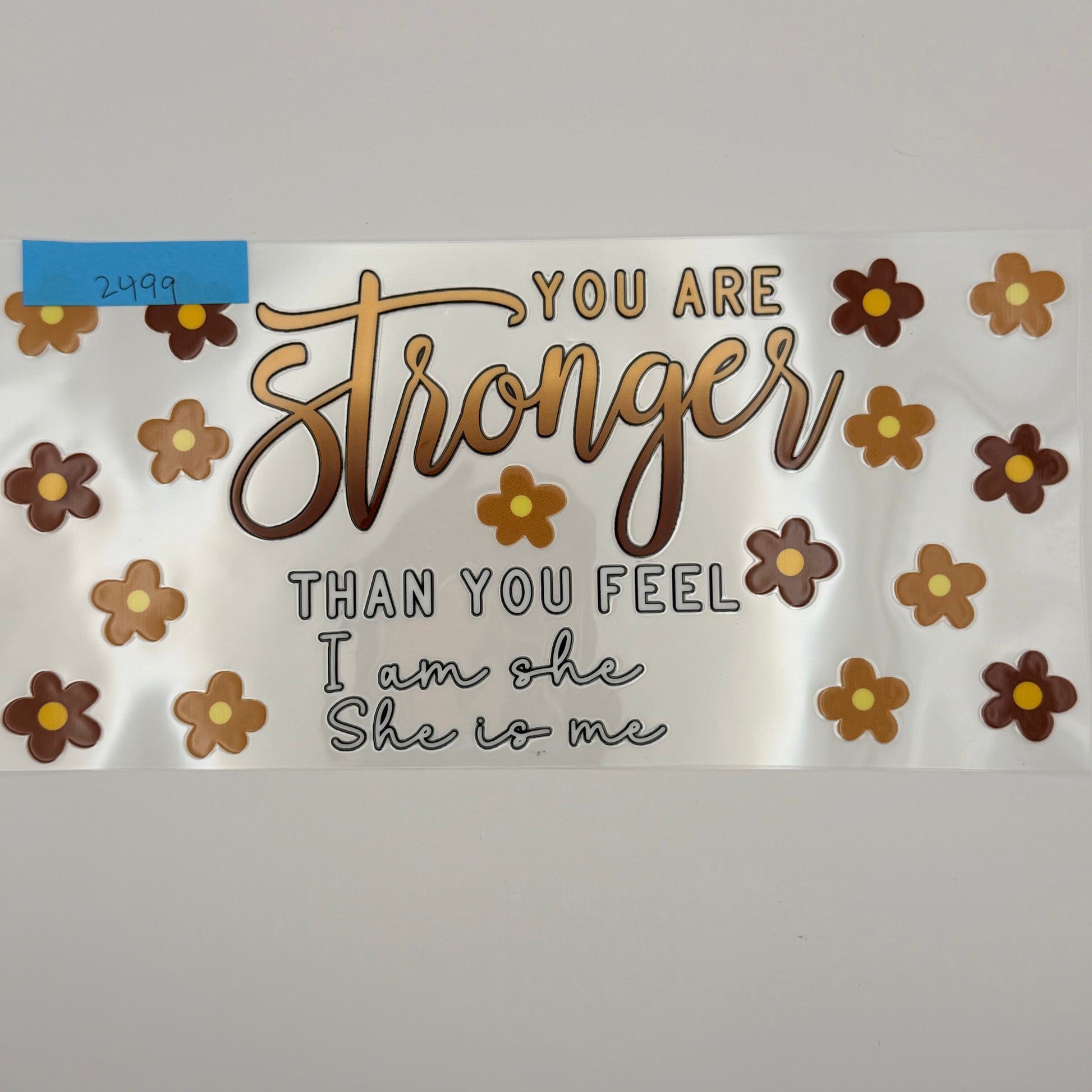 you are stronger than you feel