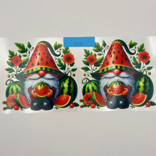gnomes with watermelon