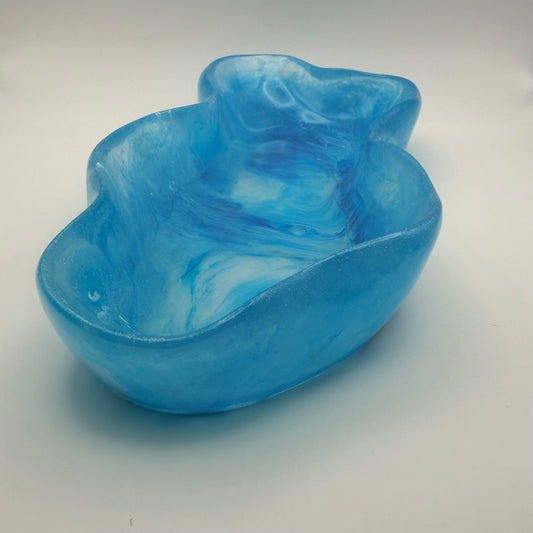 Large Ocean-Inspired Irregular Shaped Bowl