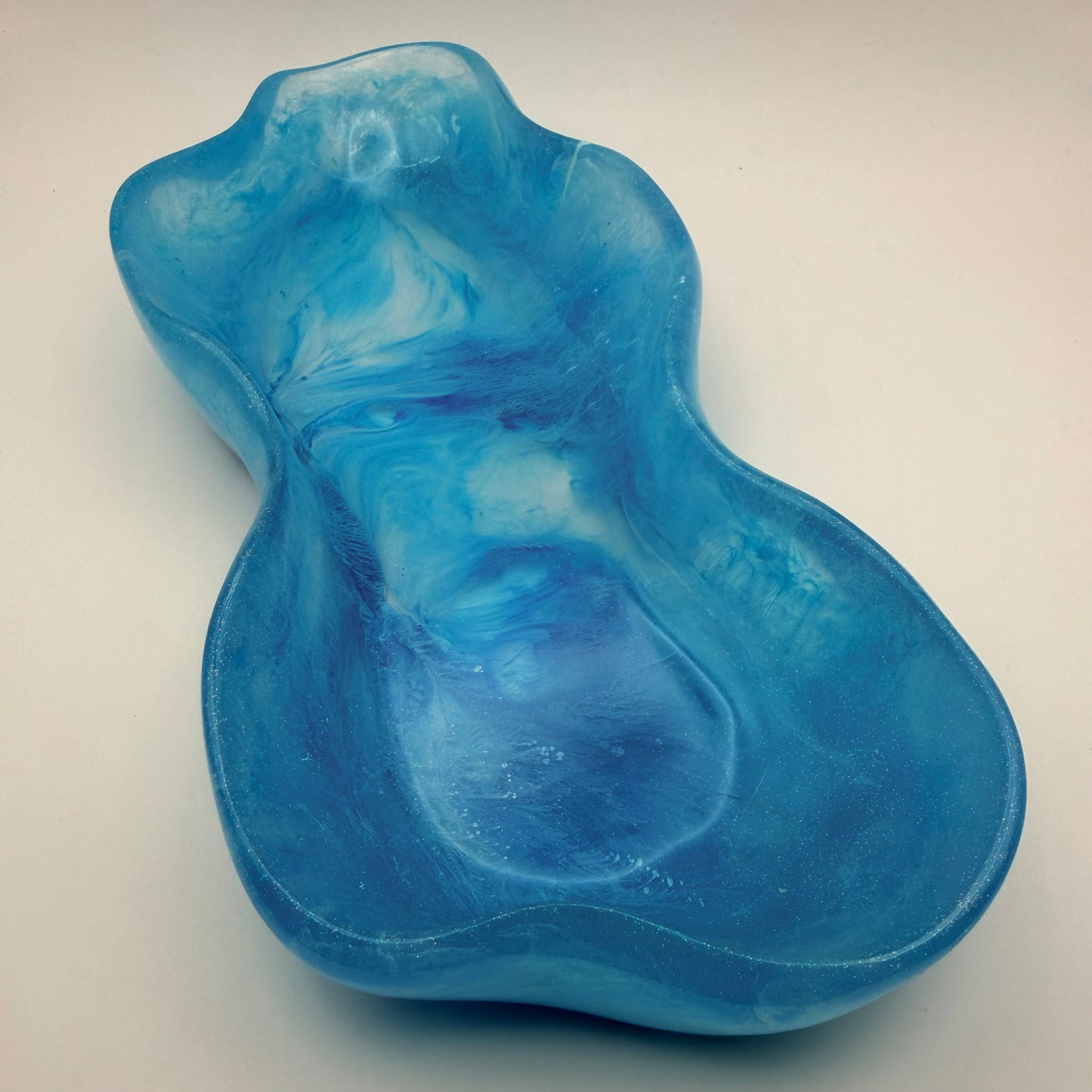 Large Ocean-Inspired Irregular Shaped Bowl