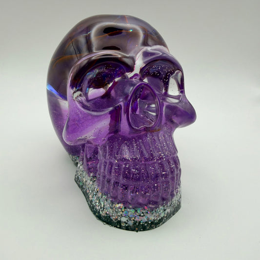 Galaxy Rose & Purple Extra Large Skull