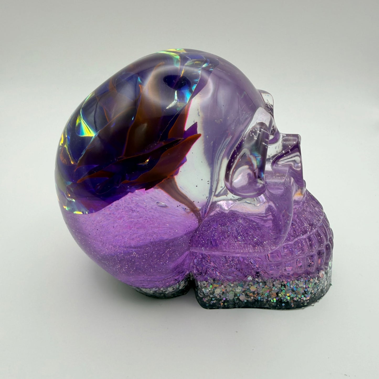 Galaxy Rose & Purple Extra Large Skull