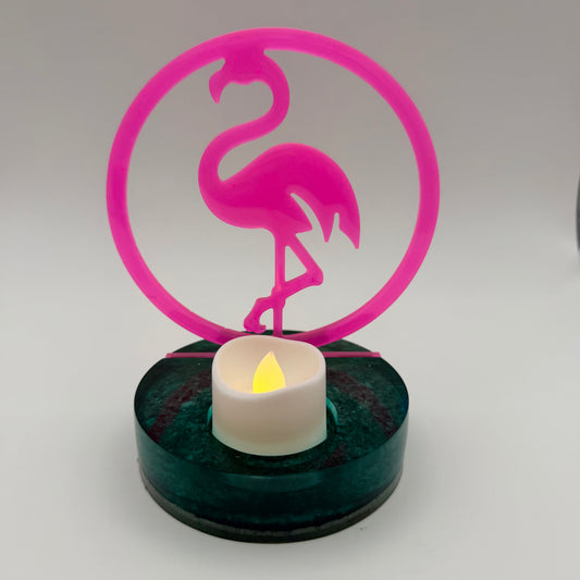 Flamingo Tea Light Holder