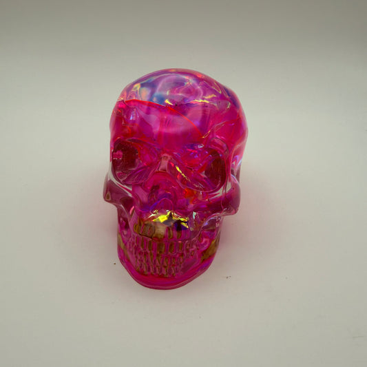 Pink Rose Small Skull