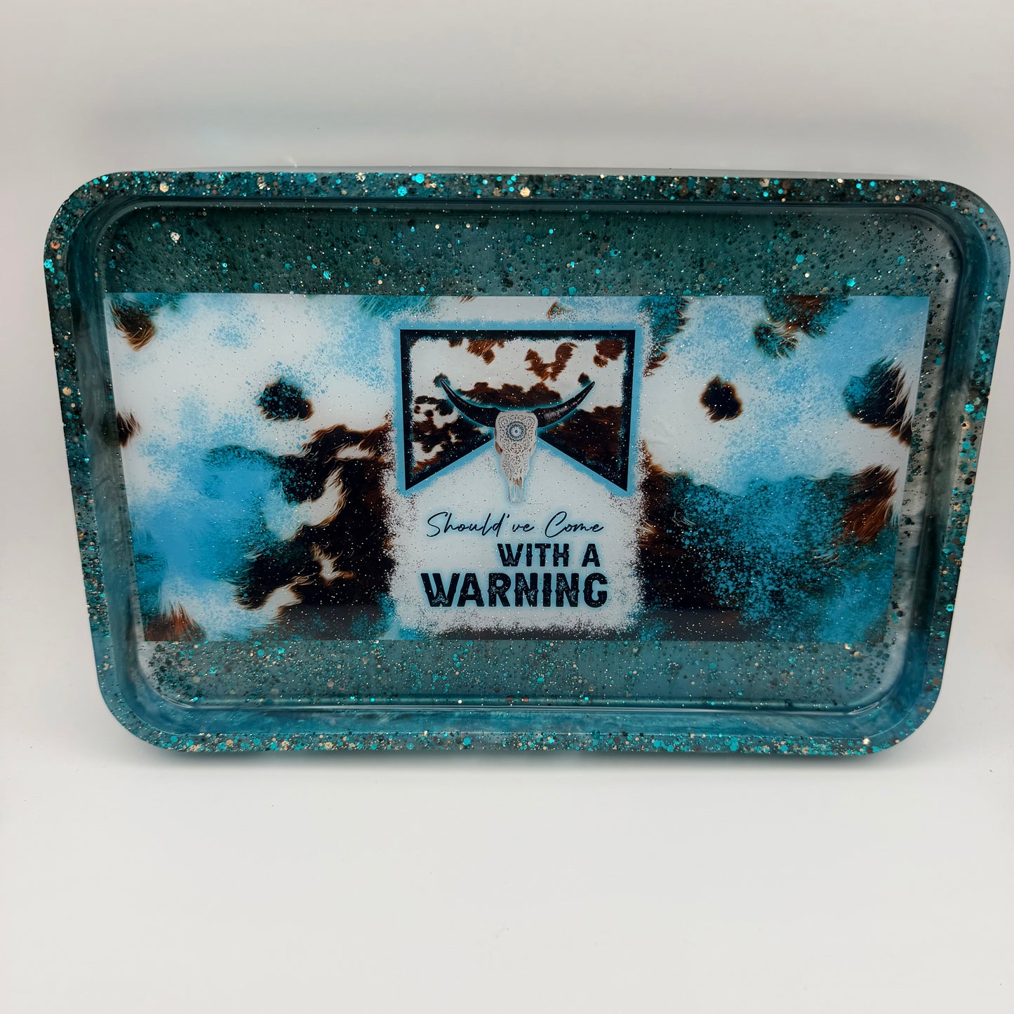 Rectangular Tray - Country Western Style