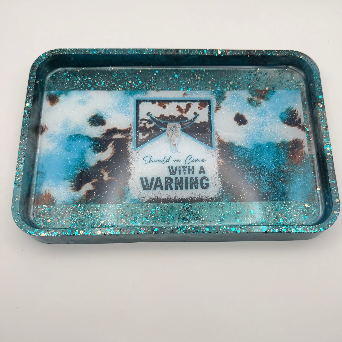 Rectangular Tray - Country Western Style