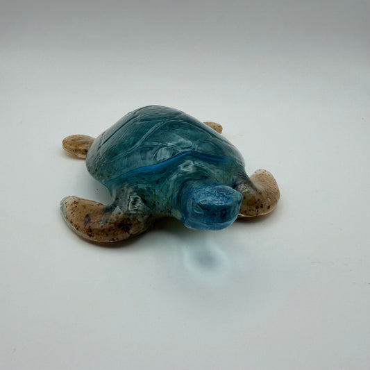 Cool Ocean Inspired Sea Turtle Figurine