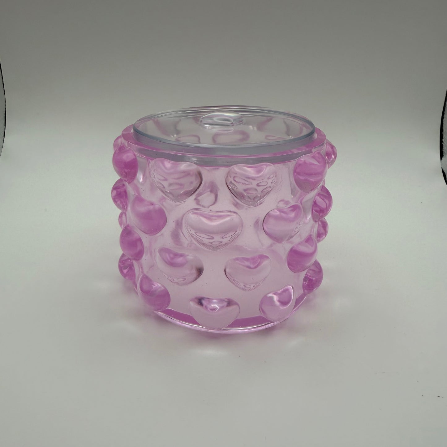 Round Container with Hearts