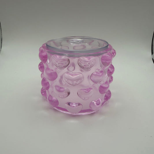 Round Container with Hearts