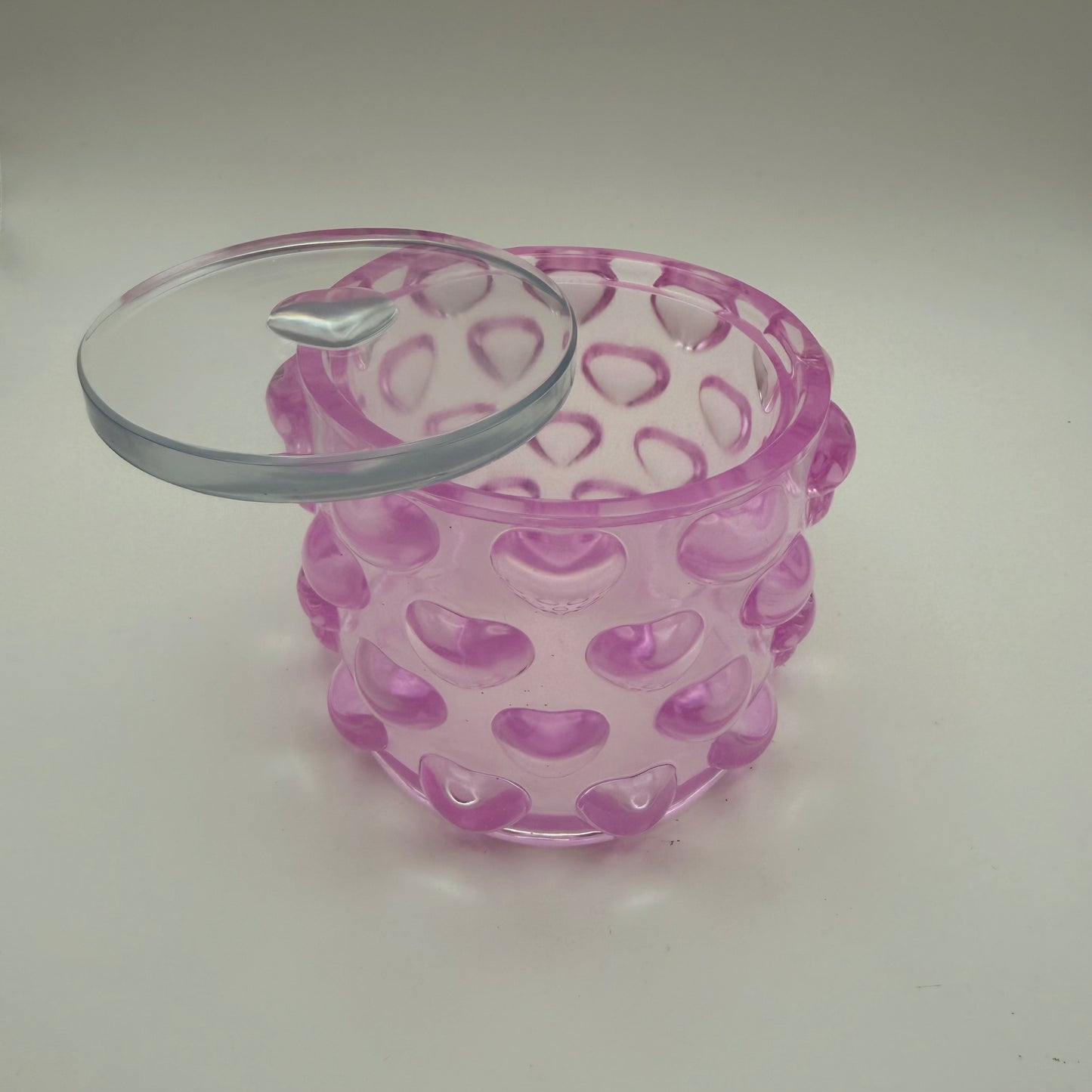 Round Container with Hearts