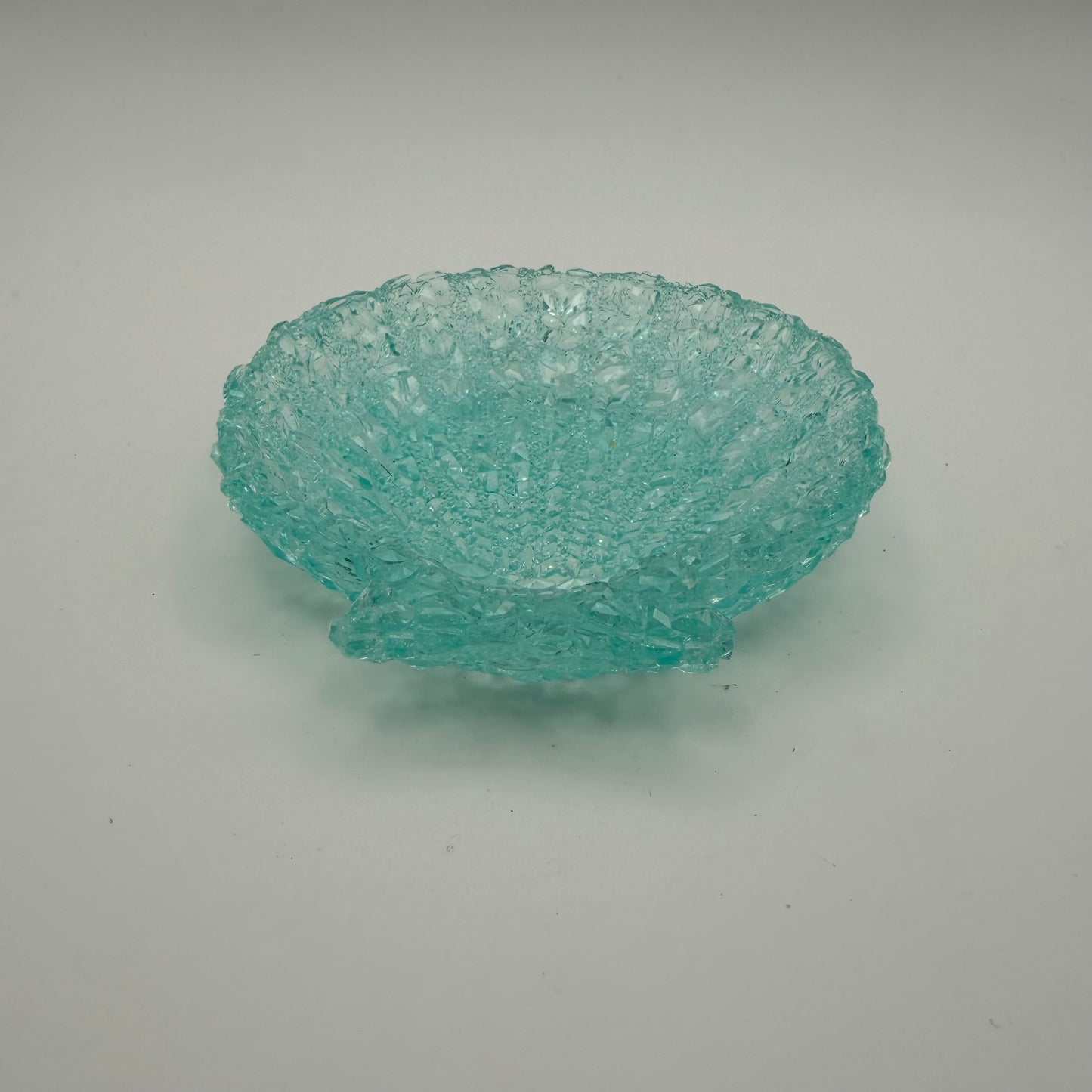 Small Turquoise Seashell Trinket Dish