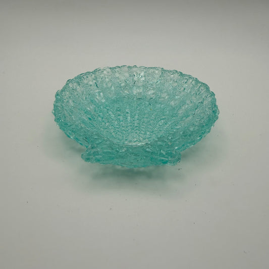 Small Turquoise Seashell Trinket Dish