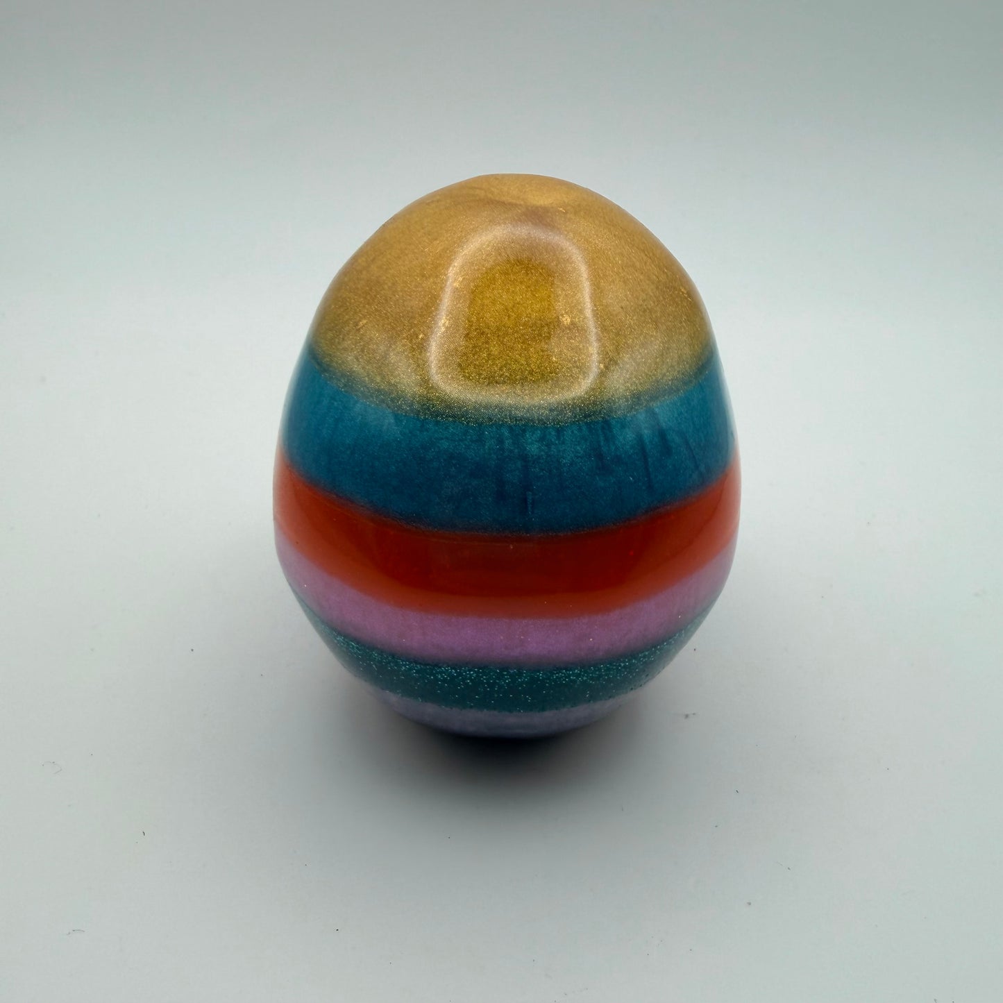 Multicolor Striped Small Skull