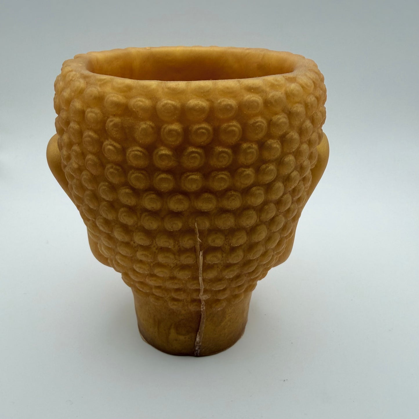 Gold Buddha Planter or Container