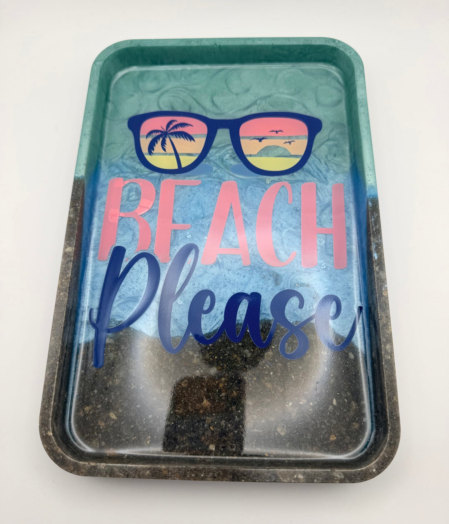 Beach Please! Rectangular Tray