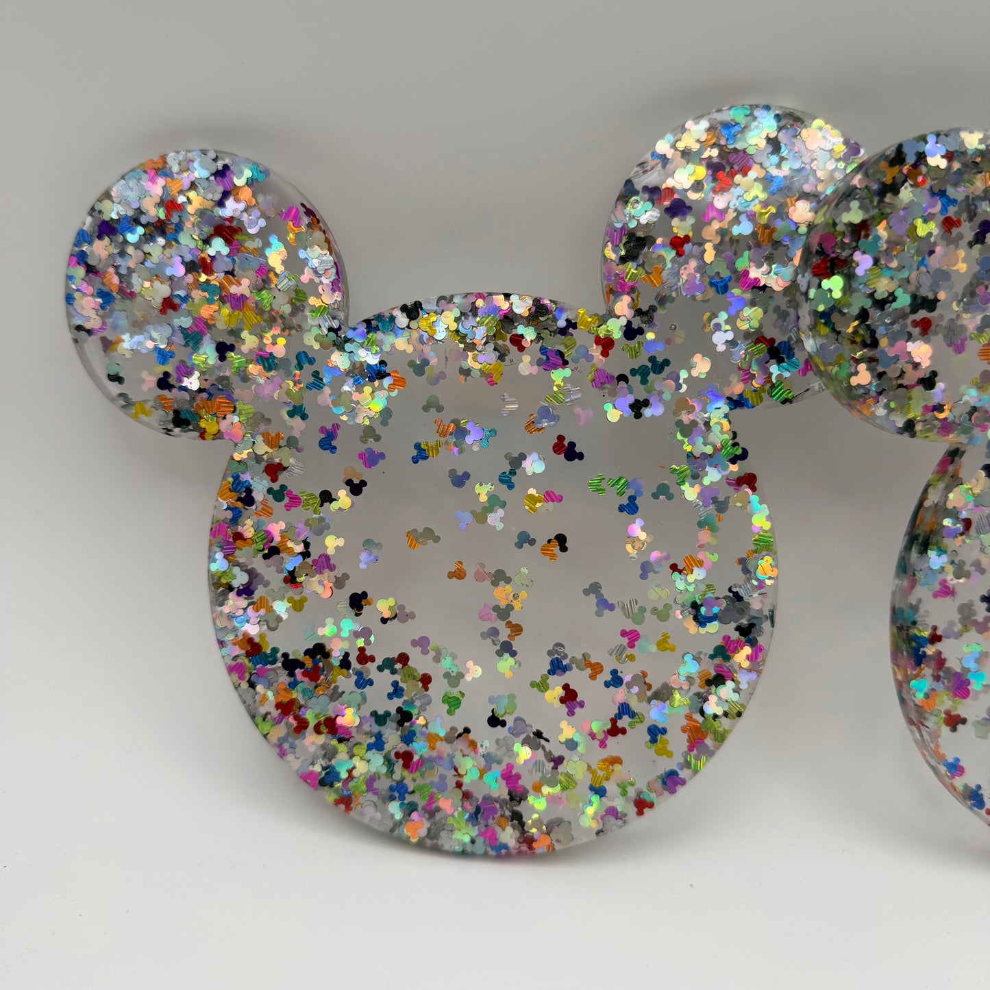 Set of two Mouse Ear Coasters