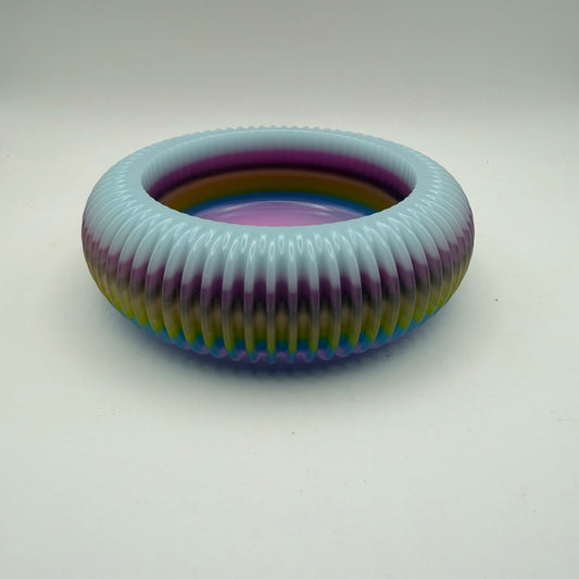Multicolor Striped Medium Bowl